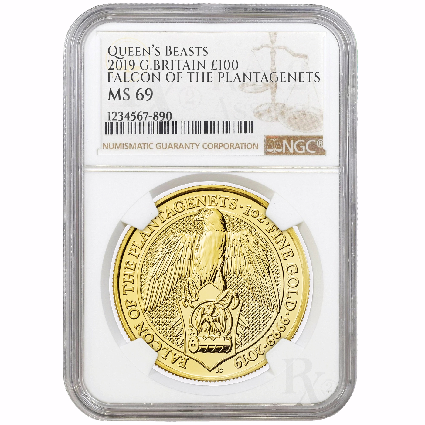 Queens Beasts Falcon 2019 1oz - Image 3