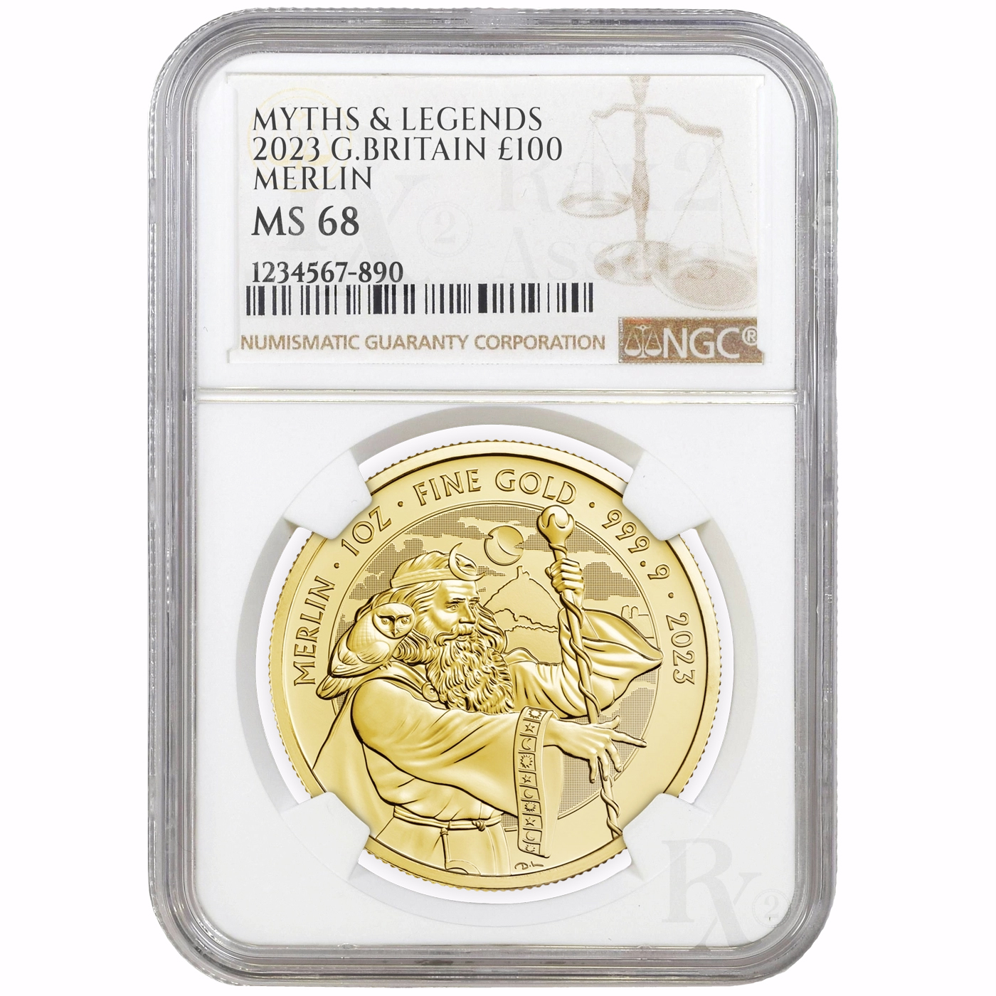 Myths and Legends Merlin 2023 1oz