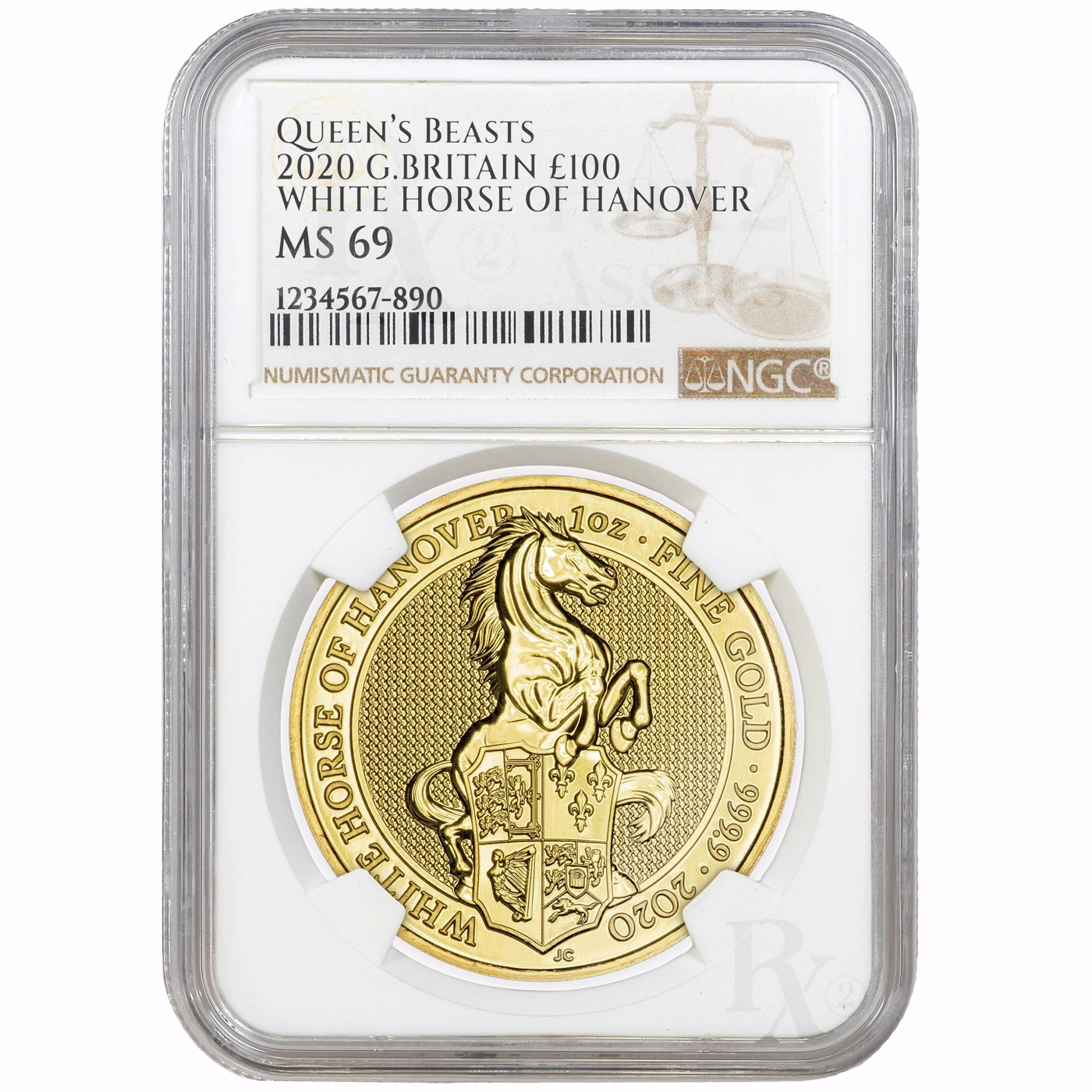 Queens Beasts White Horse 2020 1oz - Image 3